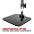 Table Top Mounting Base for up to 3 Devices - Heavy Duty 3 lbs Base