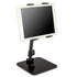 Tablet Table Mount | 3 lb Base Plate | 9.5" - 13" Telescoping Aluminum Tube Arm