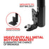 Seat Rail/Floor Bolt Mount | 18" Rigid Aluminum Neck | Tablet Holder