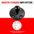 AMPS Adapter- Round | Plastic | 1"/25mm/B-Sized Ball