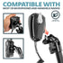CB Radio/Microphone  Holder | TRAXX™ - Slim Track Base | 3.5" DuraLock Arm