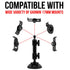Suction Cup Mount | 4.75" Arm | 17mm Ball Compatible with Garmin