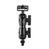 Black Motorcycle Camera Holder | Mirror Hole Mount - M10 x 1.5 Coarse Thread Ball | 3.5" DuraLock™ Arm