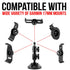 Suction Cup Mount | 3.5" Arm | 17mm Ball Compatible with Garmin
