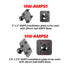 Metal Installation Dashboard Mount Backing Plate for AMPS/Diamond Brackets
