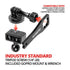 GoPro Table Mount | 3 lb Base Plate | 9.5" - 13" Telescoping Aluminum Tube Arm