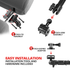 Headrest Mount for Action Cameras | Compatible with GoPro | 10.75" Long Modular Arm | Enduro Series
