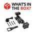 Enduro Series™ Motorcycle Camera Mount | Compatible with GoPro and Action Cameras | 3.5" Arm | For Crossbar Brace, Mirror, and other posts up to .5" in Diameter | All Metal Design