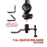 TF26-SRT1-AMPS | Seat Rail Mounted AMPS Mount | 20"-24" Telescoping Arm
