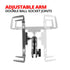 Tablet Holder | 3.5" Arm | Grabs 20mm Ball