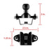 AMPS Short Reach CB Mic Clip | 20mm Ball & Socket System