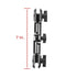 Arm | 7" Long | Dual 20mm Sockets | Expandable Elbow Joint