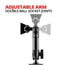 CB Microphone Mount | 4.75" Arm | Diamond Base