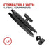 8.5" Aluminum Shaft for 1.5" Ball Systems