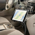 Seat Rail/Floor Bolt Mount | 18" Rigid Aluminum Neck | Tablet Holder