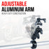 Enduro Series™  Camera Mount | Compatible with GoPro and Action Cameras | 3.5" Arm | Bar Mount Clamps on 7/8", 1", 1-1/8", 1-1/4" Bars | All Metal Design