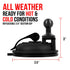 Suction Cup Mount | 4.75" Arm | 17mm Ball Compatible with Garmin
