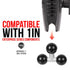 Arm | Triple Ball | 1"/25mm/B-Sized Ball