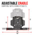 AMPS Drill Base Mount | 10.5" Length | Metal Locking Tablet Holder | 1"/25mm Ball System