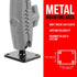AMPS Drill Base Mount | 2.75" Arm | Metal Locking Tablet Holder | 1"/25mm/B-Sized Ball System