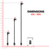 Tackform Right Angle Braided Charging Cable | Micro USB Android Devices | 6 in. - 78 in. / 2 m.