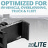 AMPS Drill Base Mount with Install Kit for Semi Truck | 7" Modular Arm | Enduro 20LITE Phone Holder | 20mm Ball System