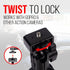 Headrest Mount for Action Cameras | Compatible with GoPro | 10.75" Long Modular Arm | Enduro Series