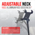 Seat Rail/Floor Bolt Mount | 18" Rigid Aluminum Neck | Tablet Holder