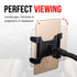 Seat Rail/Floor Bolt Mount | 18" Rigid Aluminum Neck | Tablet Holder